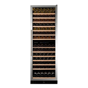 Dunavox Grande-166 Vrijstaande Wijnkoelkast DX-166.428SDSK-24 | 166 flessen, RVS