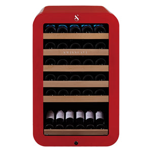 Swisscave Classic Vrijstaande Wijnkoelkast WL120F-RED | Rood