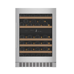 mQuvée WineCave 780 60D Onderbouw Wijnkoelkast WCD60S-780 | RVS