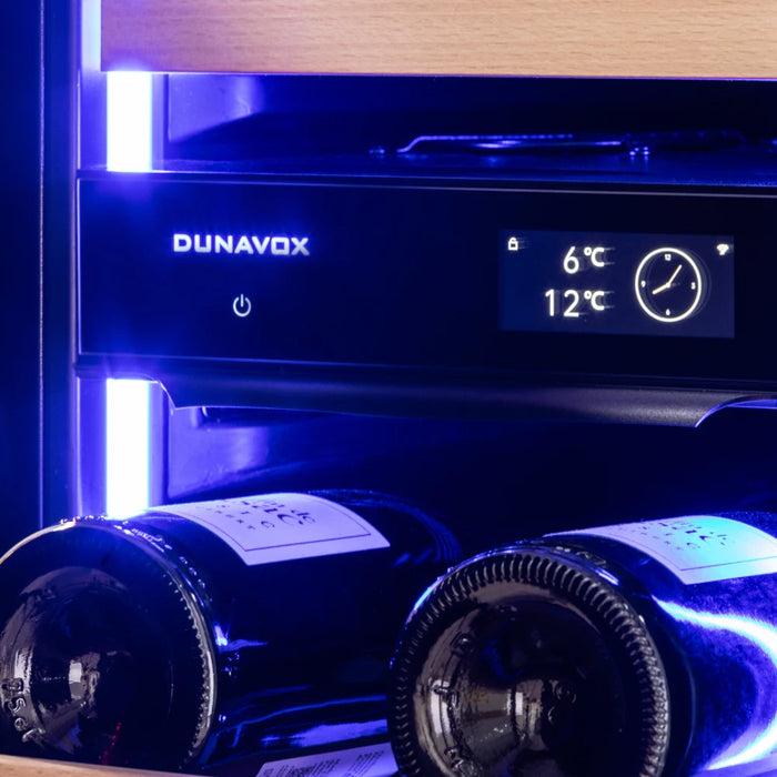 Dunavox Noble-72 Wijnkoelkast | DVN-72.291DB.TO | 2 Zones