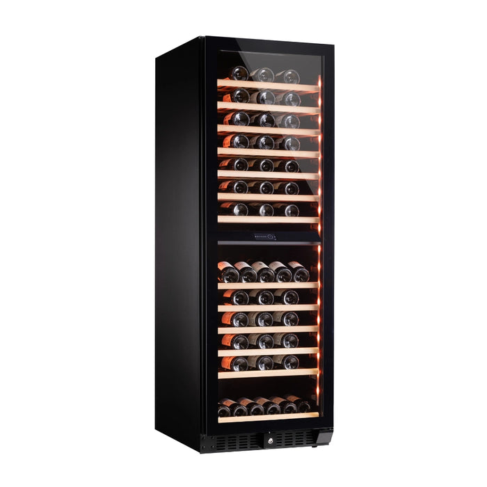 Dunavox Grande-166 Wijnkoelkast | DX-166.428DBK | 2 Zones