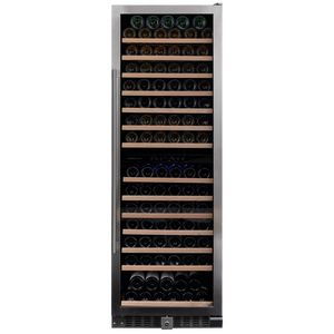 Dunavox Grande-166 Vrijstaande Wijnkoelkast DX-166.428SDSK | 166 flessen, RVS