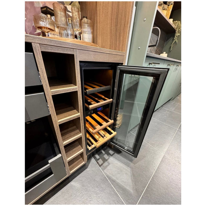 Dunavox Flow-17H Wijnkoelkast | DAUF-17.58DBH | 2 Zones | Zwart - Mijn-Wijnkoelkast