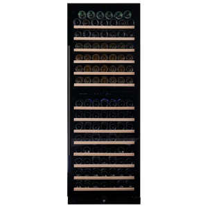 Dunavox Grande-181 Vrijstaande Wijnkoelkast DX-181.490DMBK | 181 flessen, Matzwart