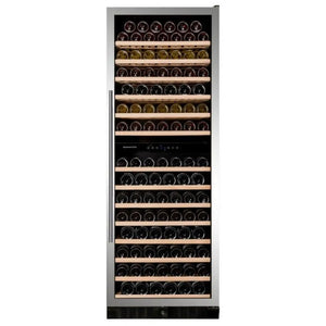 Dunavox Grande-181 Vrijstaande Wijnkoelkast DX-181.490SDSK | 181 flessen, RVS