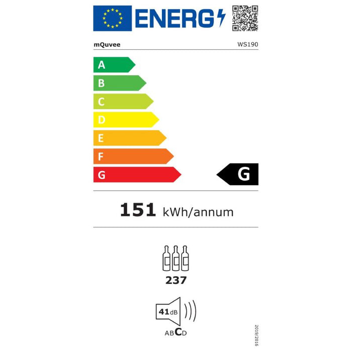 Energie label mQuvee WineStore800