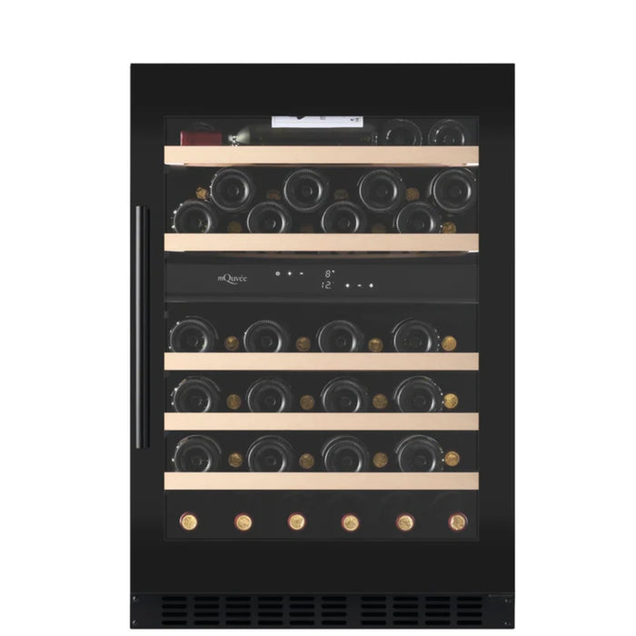 mQuvée WineCave 800 60D | WCD60FGB-800 Wijnkoelkast | 2 Zones - Mijn-Wijnkoelkast