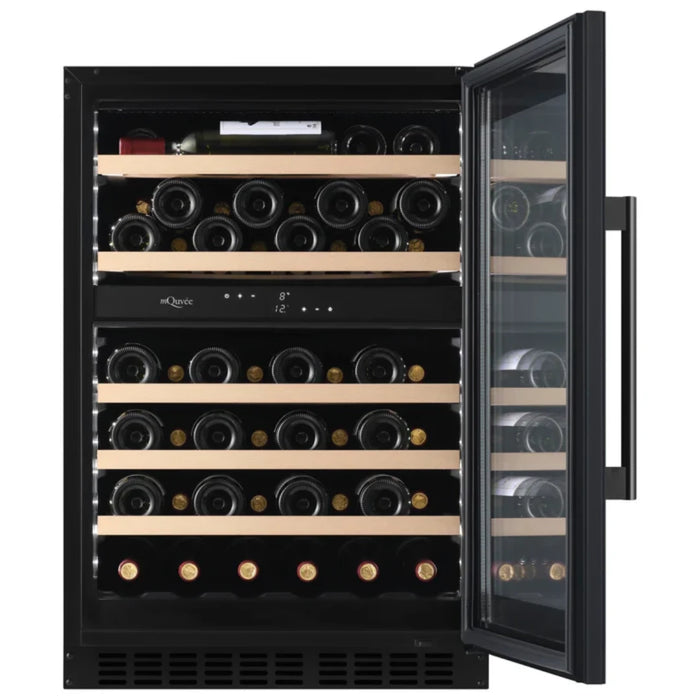 mQuvée WineCave 800 60D | WCD60FGB-800 Wijnkoelkast | 2 Zones - Mijn-Wijnkoelkast