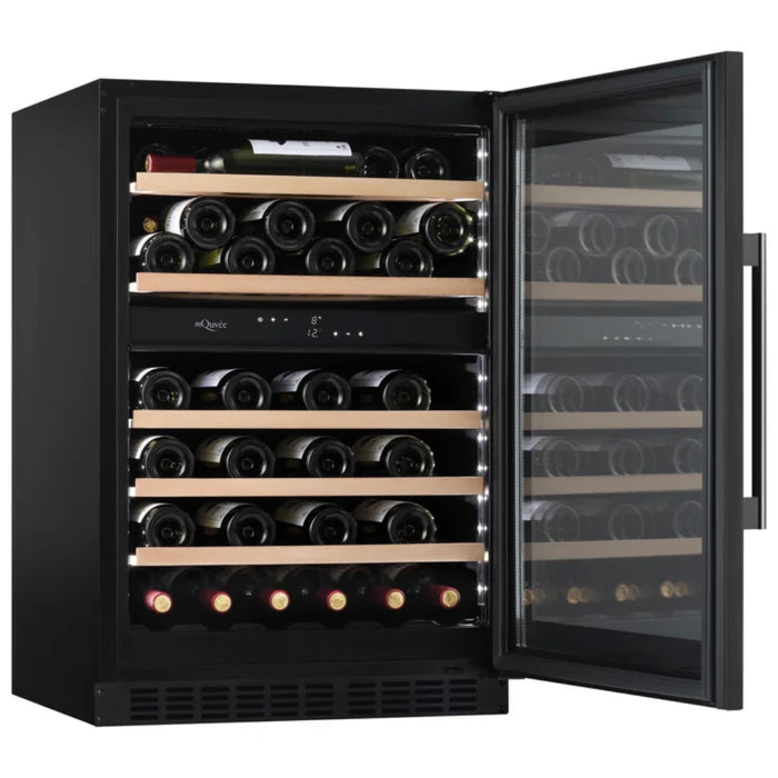 mQuvée WineCave 800 60D | WCD60FGB-800 Wijnkoelkast | 2 Zones - Mijn-Wijnkoelkast