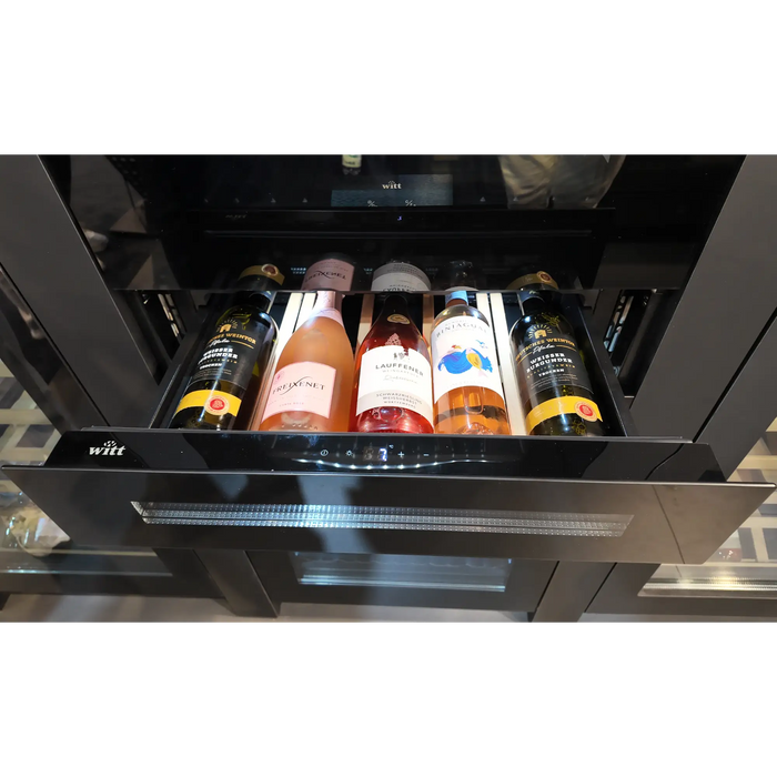 Witt WI6015P-1B5 Wijnlade | Zwart - Mijn-Wijnkoelkast