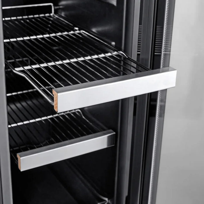 Cavin Arctic Collection 60 Duo ACDUOFGB onderbouw wijnkoelkast, detail van het drankenvak