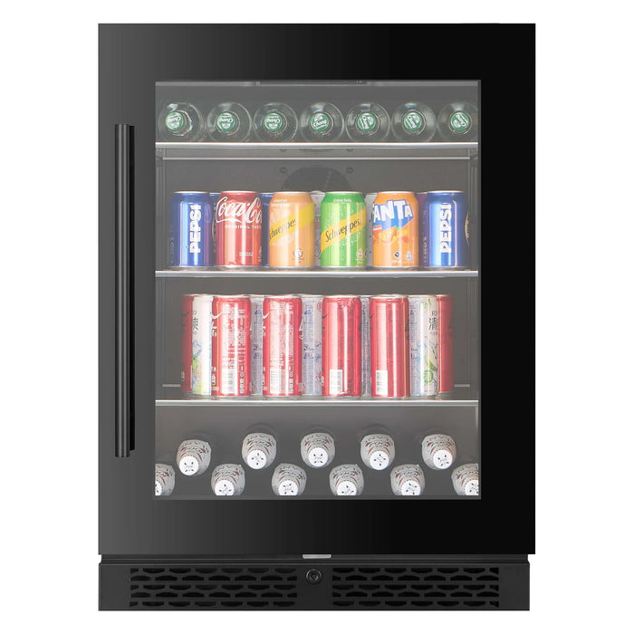 Cella BV46S-BLACK onderbouw drankkoelkast, productfoto