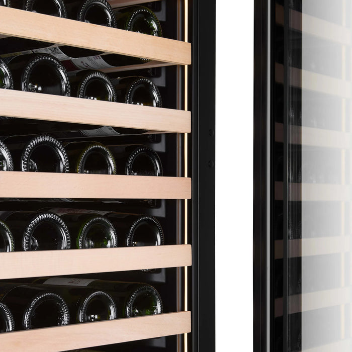 Cella FWS163S-BLACK vrijstaande wijnkoelkast, detailfoto