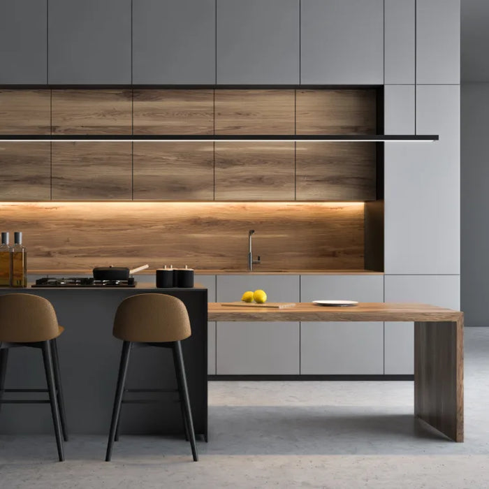 Cella KitchenLine W96PANEL-TO inbouw wijnkoelkast, in een keuken