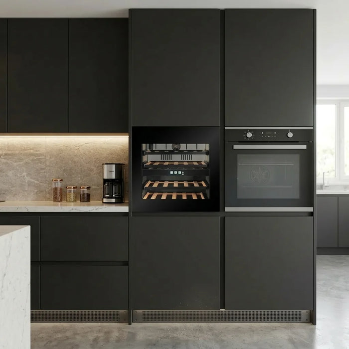 Cella KitchenLine WI-24B-TO inbouw wijnkoelkast, in een keuken
