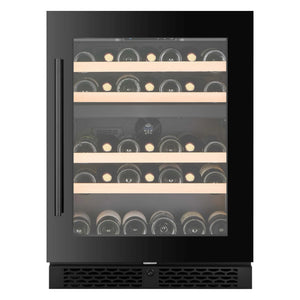 Cella Onderbouw Wijnkoelkast W39D-BLACK | 60 cm breed