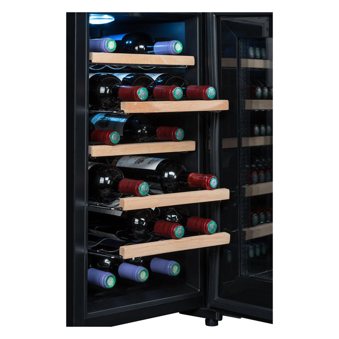 Draadleggers met houten front in de Climadiff CUVEE18