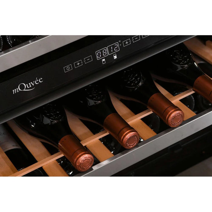 mQuvée WineKeeper 25D | WKED25FGBP Wijnkoelkast | 2 Zones - Mijn-Wijnkoelkast
