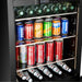 Cella Drank Koelkast | BV46S-BLACK - 127L / 141 blikjes | 1 Zone - Mijn-Wijnkoelkast