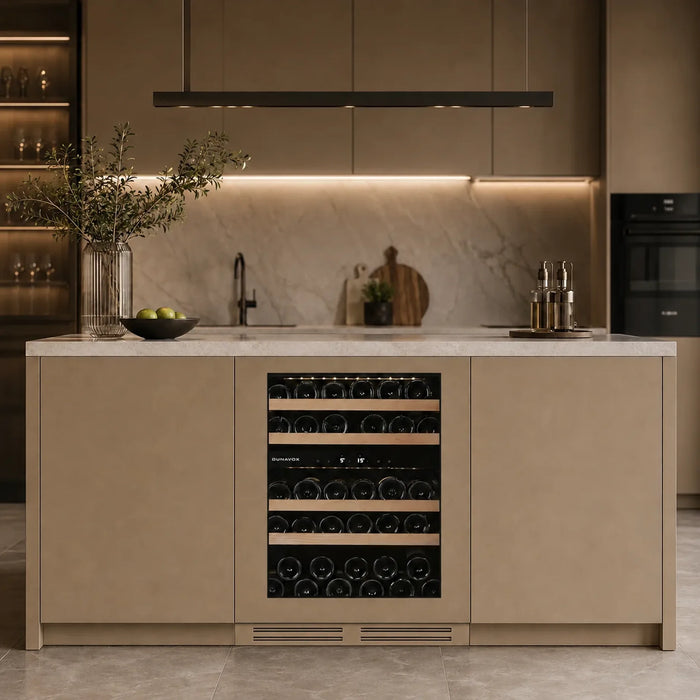 Dunavox Flow-39.TO onderbouw wijnkoelkast, in een keuken