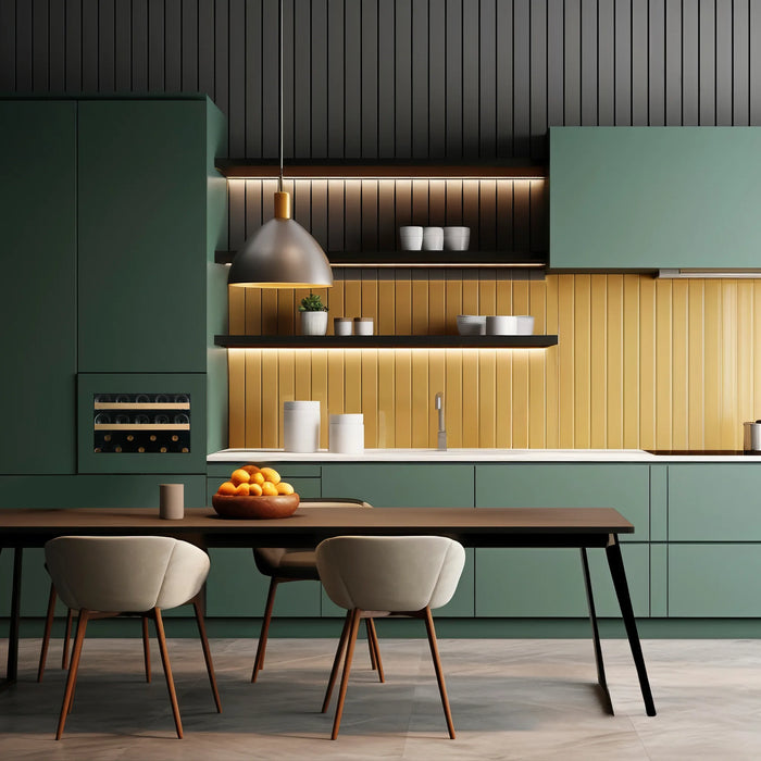 Dunavox Horizon-19 inbouw wijnkoelkast, in een keuken