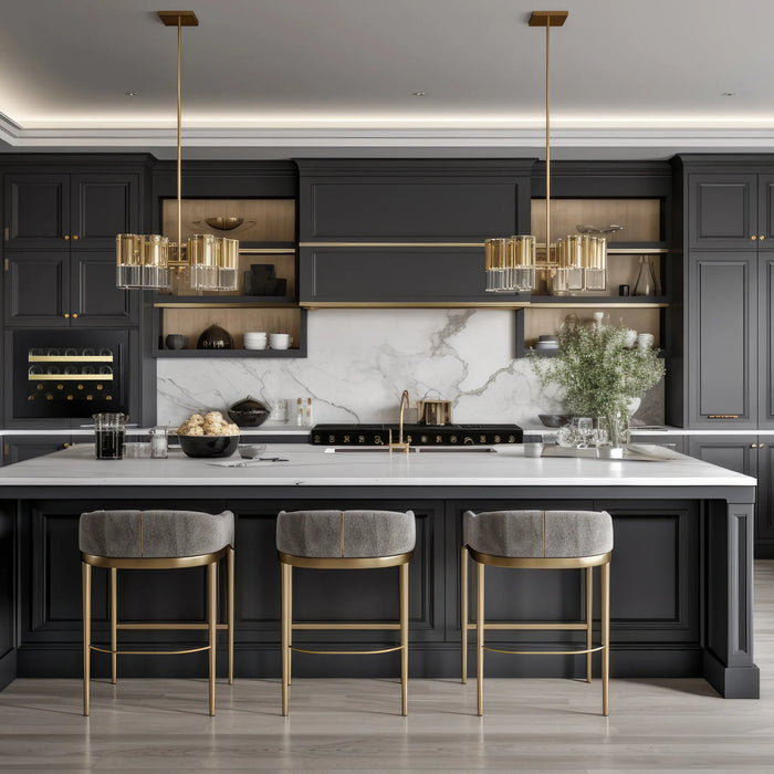 Dunavox Spirit-19 inbouw wijnkoelkast, in een keuken