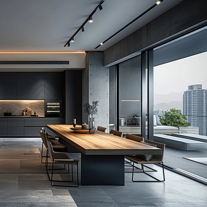 Dunavox Spirit-25 inbouw wijnkoelkast, in een keuken