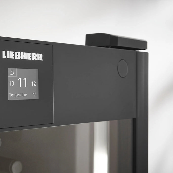 Liebherr Perfection WFbli 5241 vrijstaande wijnkoelkast, detail Touch & Swipe display