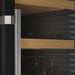 Liebherr Vinidor WPsd 4652 vrijstaande wijnkoelkast, detail aluminium Slimline-deurgreep met openingsmechanisme