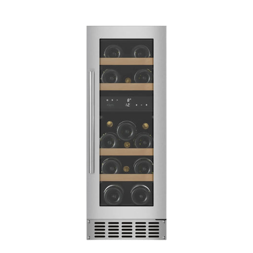 mQuvée WineCave 700 30D WCD30S-700 onderbouw wijnkoelkast RVS, vooraanzicht