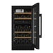 mQuvée WineCave 700 40D WCD40AB-700 met geopende deur en flessen