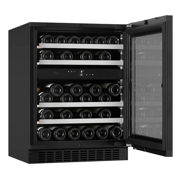 mQuvée WineCave 700 60D Exclusive WCED60FGBP-700 schuin aanzicht met geopende deur