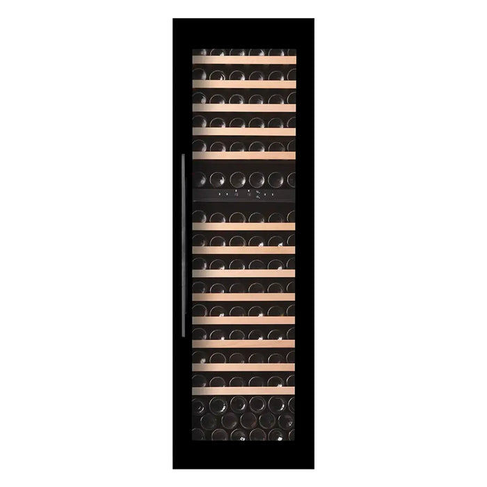 Pevino Majestic PI106D-B inbouw wijnkoelkast voor 101 flessen, vooraanzicht