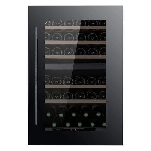 Pevino Majestic PI48D-B inbouw wijnkoelkast voor 42 flessen, vooraanzicht