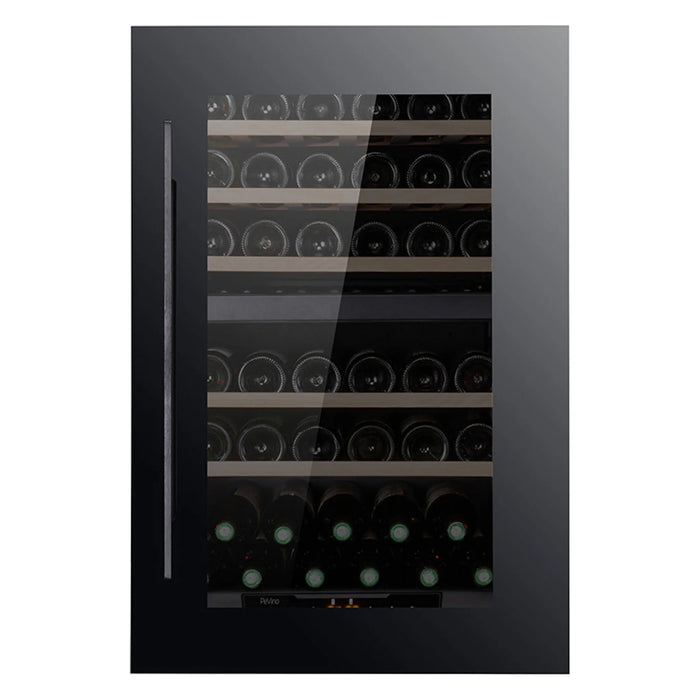 Pevino Majestic PI48D-B inbouw wijnkoelkast voor 42 flessen, vooraanzicht