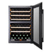 Pevino Majestic PI48D-B met open deur en flessen