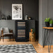 Pevino Majestic PNG120D-HHB vrijstaande wijnkoelkast, in een interieur