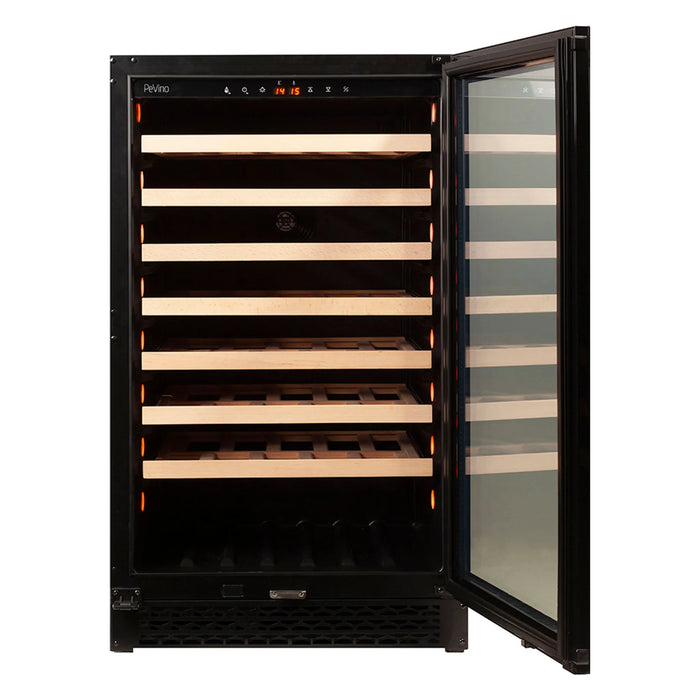 Pevino Majestic PNG88S-HHB met open deur en flessen