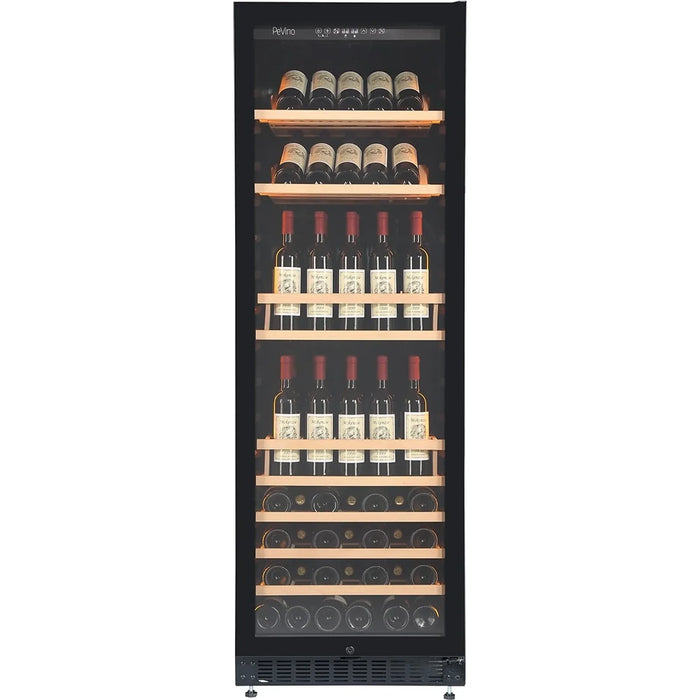 Pevino Noble PN328MB-HHB-Hor vrijstaande wijnkoelkast, vooraanzicht
