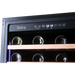 Pevino Noble PN328MB-HHB vrijstaande wijnkoelkast, detail bediening