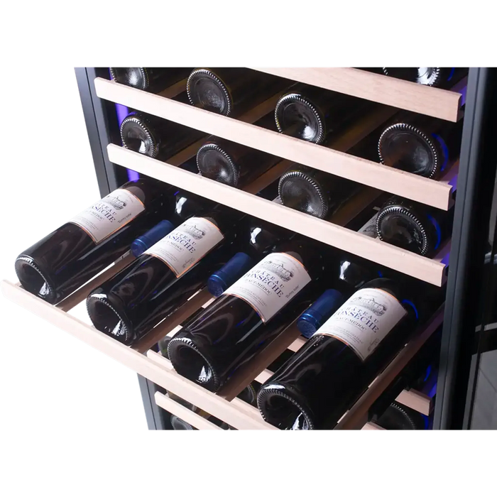 Pevino Noble PN328MB-HHB vrijstaande wijnkoelkast, uittrekbare leggers