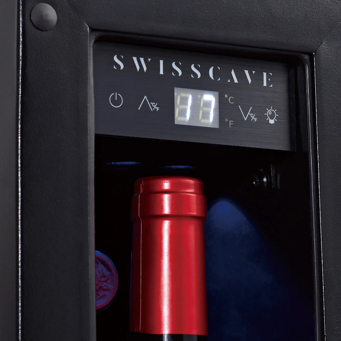 Swisscave Classic WL30F vrijstaande wijnkoelkast, bedieningspaneel
