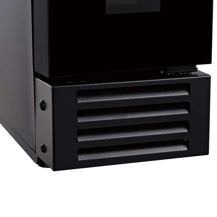 Swisscave Classic WL30F vrijstaande wijnkoelkast, detail van de plint