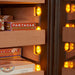 Swisscave CLB-160 vrijstaande humidor, verlichting in amber