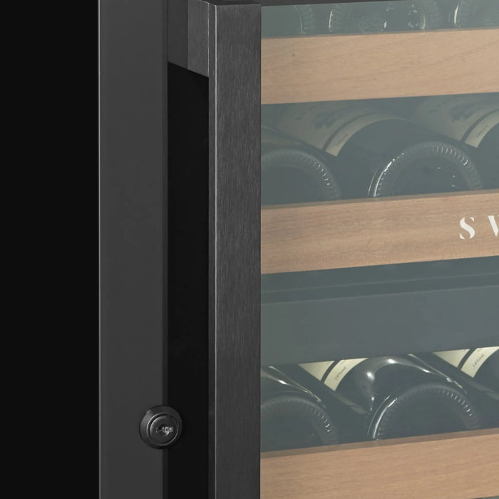 Swisscave Luxury WIB-60DF inbouw wijnkoelkast, greep en slot