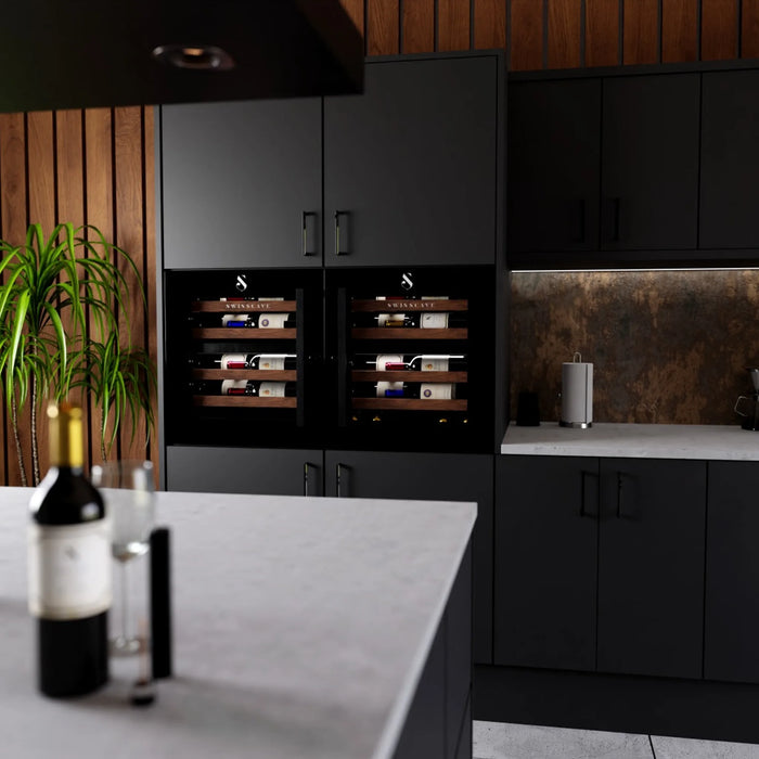 Swisscave Luxury WIB-60DF inbouw wijnkoelkast, in de keuken