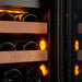 Swisscave Luxury WIB-60DFT inbouw wijnkoelkast, verlichting in amber