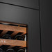 Swisscave Luxury WIB-88DFP inbouw wijnkoelkast, detail van de deur voor een eigen front