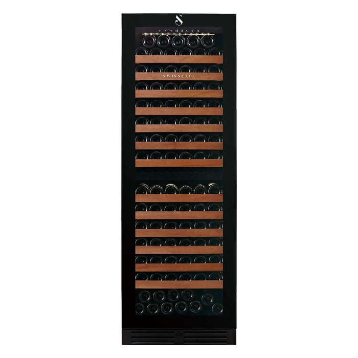 Swisscave Luxury WLB-460DFL-MIX vrijstaande wijnkoelkast, vooraanzicht