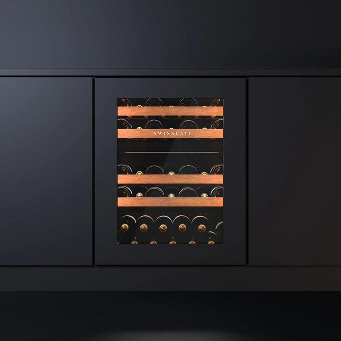 Swisscave Luxury WUB-60DFP onderbouw wijnkoelkast, ingebouwd in de keuken